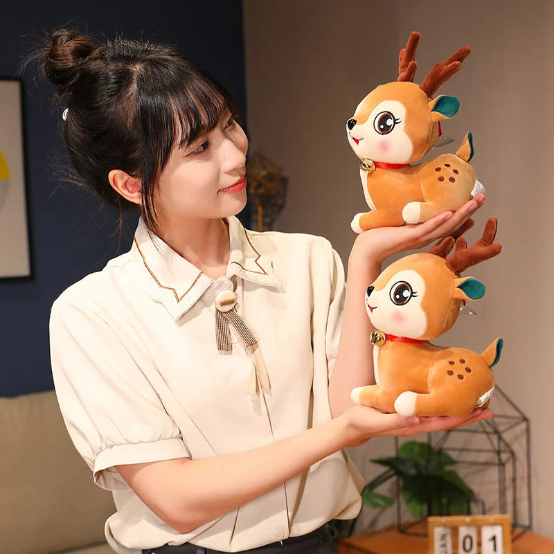 Happy & Sleepy Deer Plush