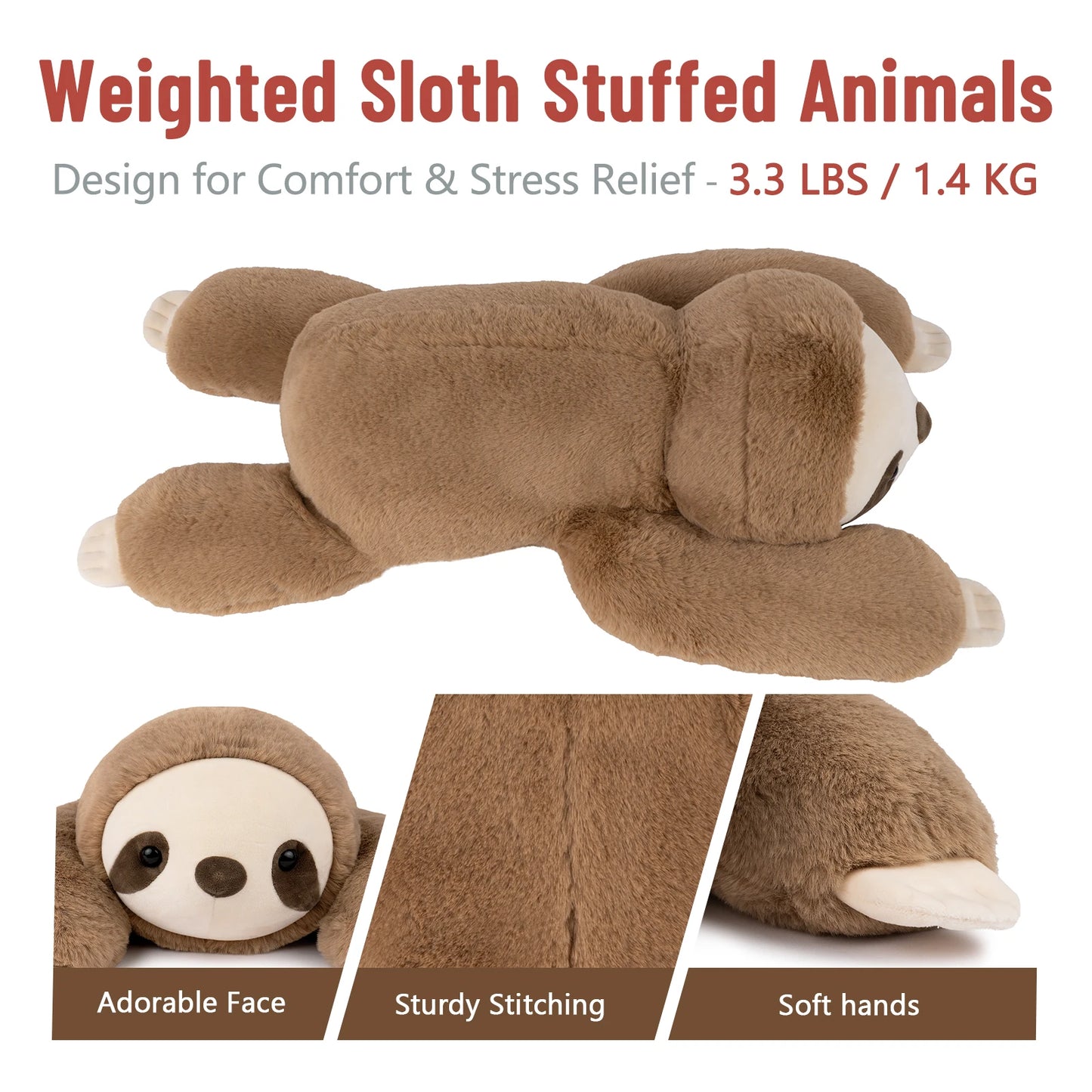Sloth Plush 20" Soft Stuffed Animal