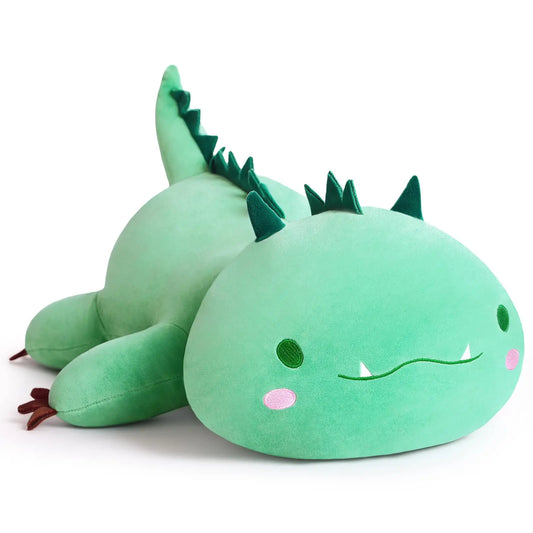Sleepy Dino the green dinosaur