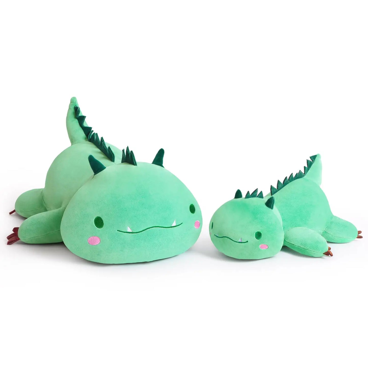 Sleepy Dino the green dinosaur