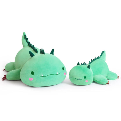 Sleepy Dino the green dinosaur