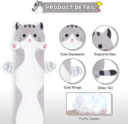 Heart the Long Kitten Plushie