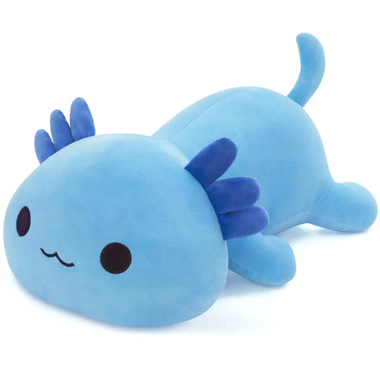 Sleepy Sky the Blue Axolotl