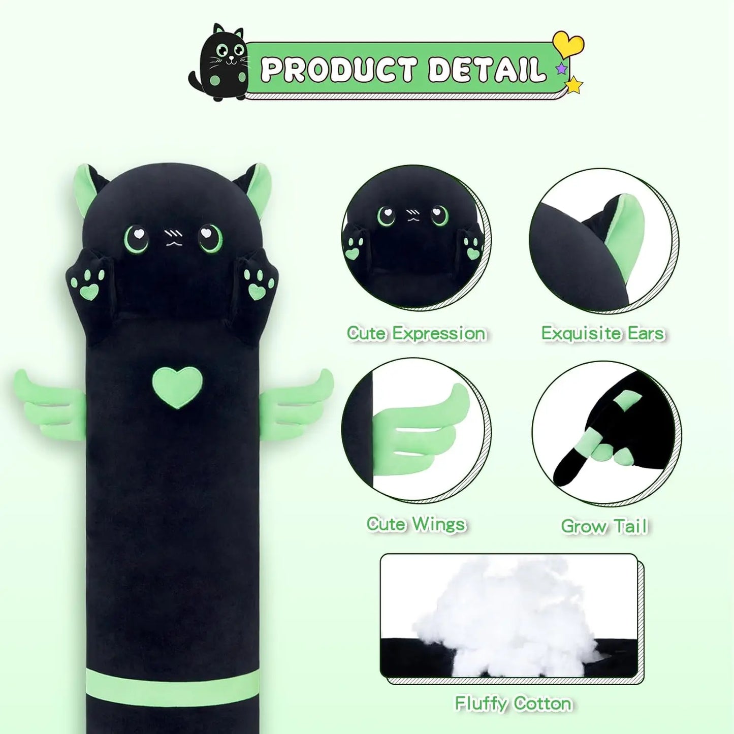 Luna the Long Cat Plushie