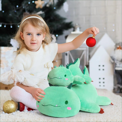 Sleepy Dino the green dinosaur