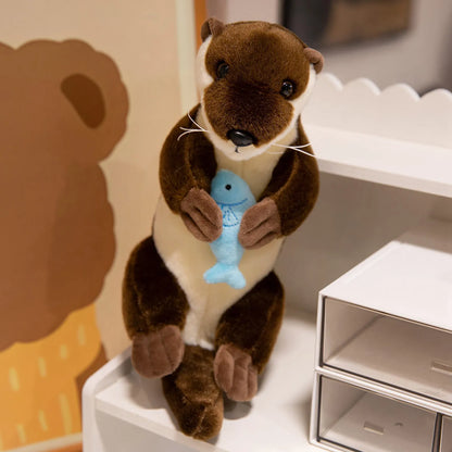 Cute 10" Otter Plush Stuffed Animal