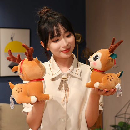 Happy & Sleepy Deer Plush