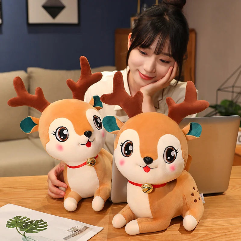Happy & Sleepy Deer Plush