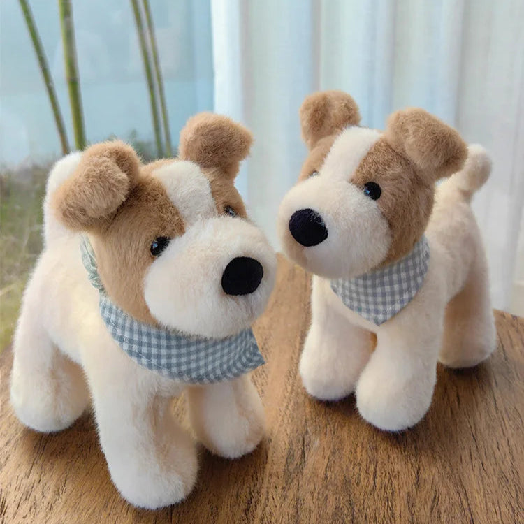 Wire Fox Terrier 8" Dog Stuffed Animal