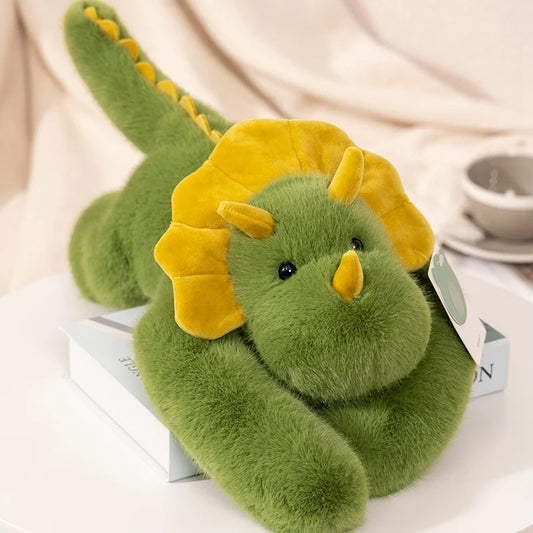 Green Dino Plush 18" Soft Stuffed Animal