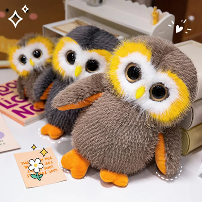 Realistic Owl Plush Stuffed Animal