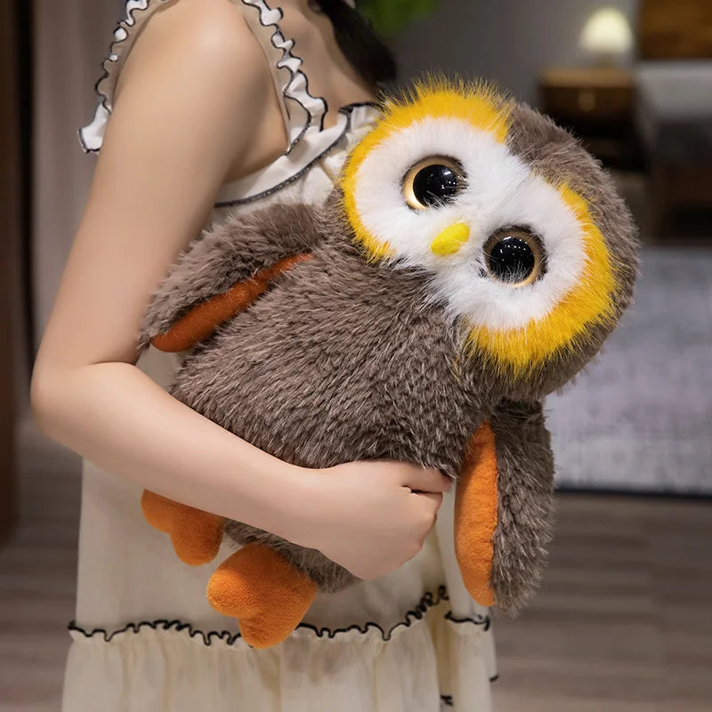 Realistic Owl Plush Stuffed Animal