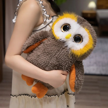 Realistic Owl Plush Stuffed Animal