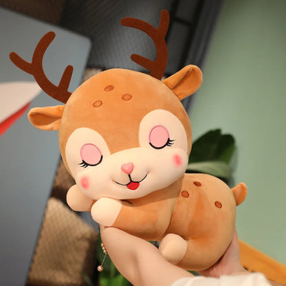 Happy & Sleepy Deer Plush