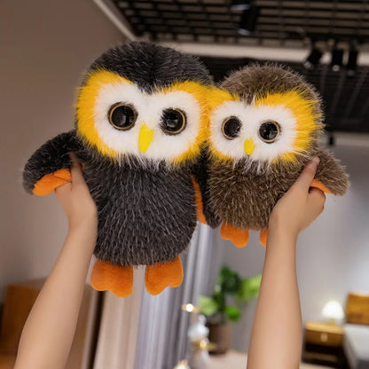 Realistic Owl Plush Stuffed Animal