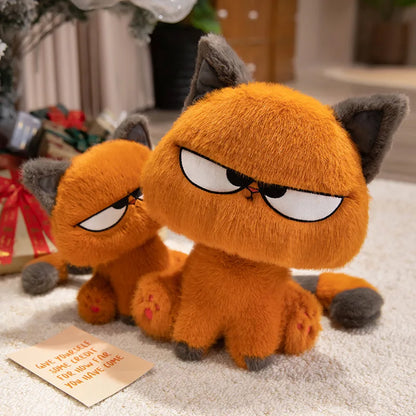 Grumpy Orange Cat Stuffed Animal