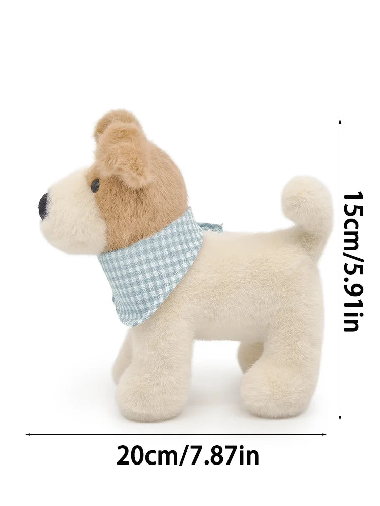 Wire Fox Terrier 8" Dog Stuffed Animal