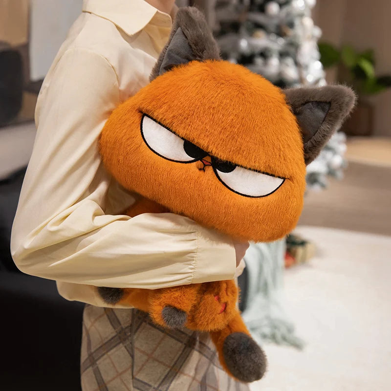 Grumpy Orange Cat Stuffed Animal