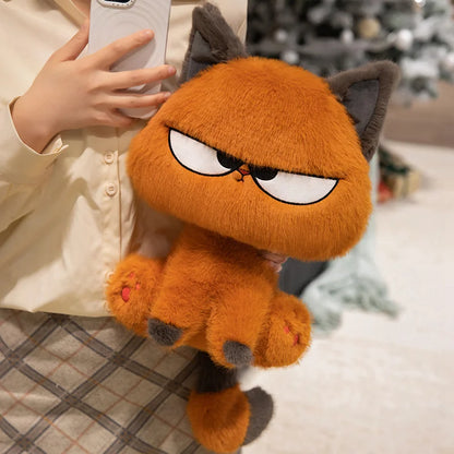 Grumpy Orange Cat Stuffed Animal