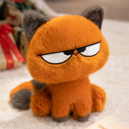 Grumpy Orange Cat Stuffed Animal