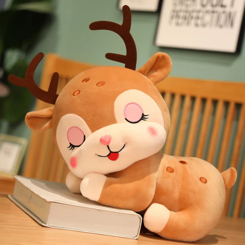 Happy & Sleepy Deer Plush