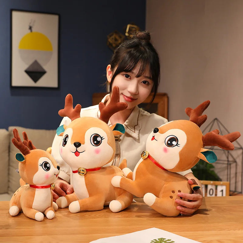 Happy & Sleepy Deer Plush