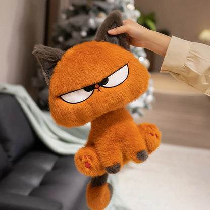 Grumpy Orange Cat Stuffed Animal