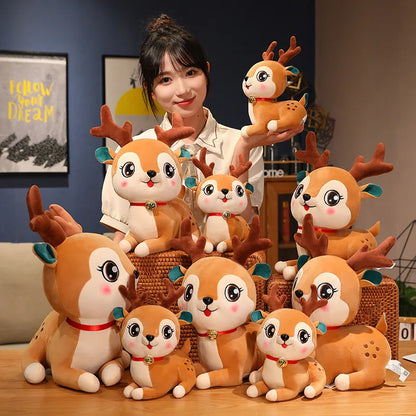 Happy & Sleepy Deer Plush